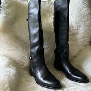 Frye Dorado tall leather boots,gently and rarely worn, excellent condition.